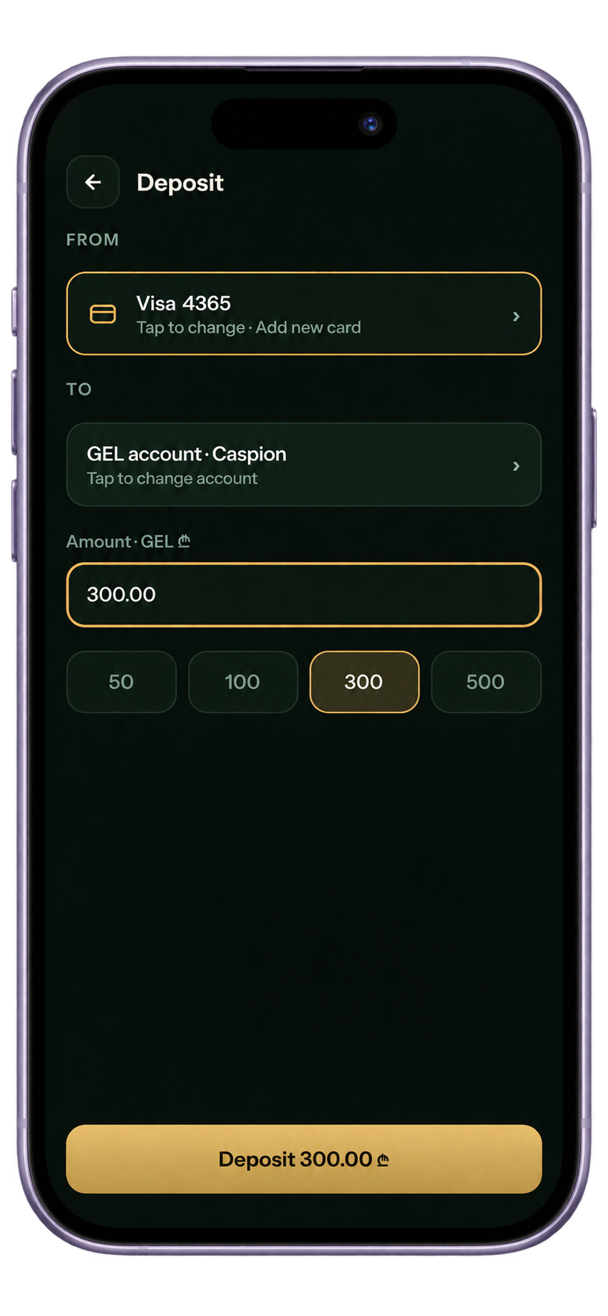 Deposit